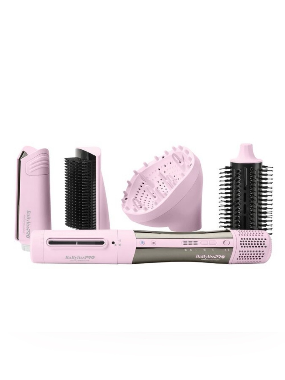 NIB BaByliss PRO Style/Switch Nano Titanium Hair Styler in Pink